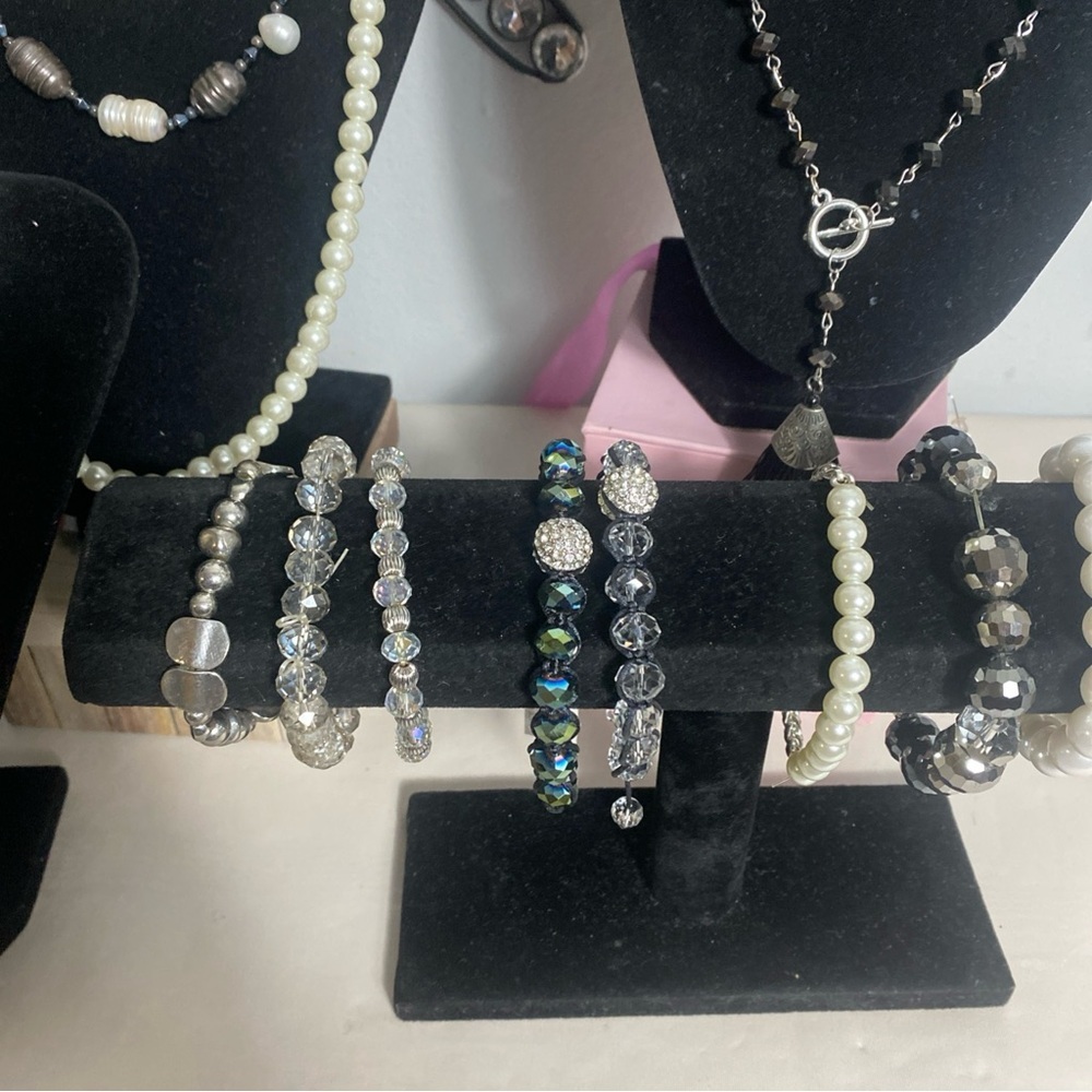 pearl glass jewelry lot#566 - Picture 9 of 11